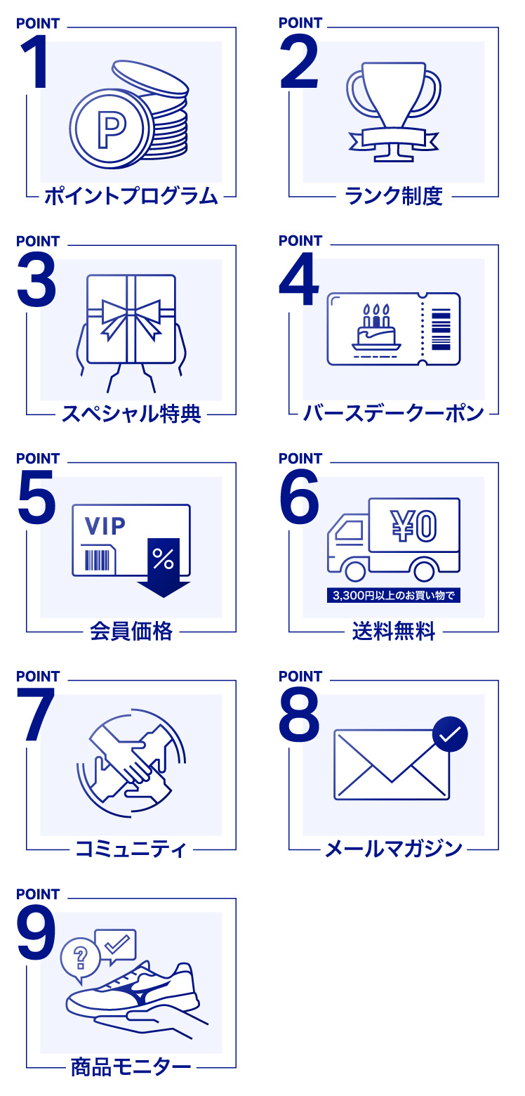 CLUB MIZUNO（クラブミズノ）について – ユーザーサポート｜ミズノ公式